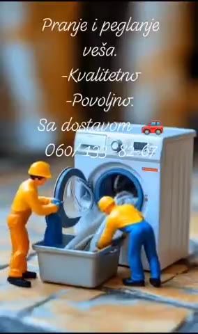 pranje i peglanje vesa — video