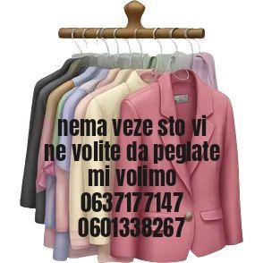 pranje i peglanje vesa — slika